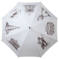 Зонт-трость «Восьмое чудо света», белый