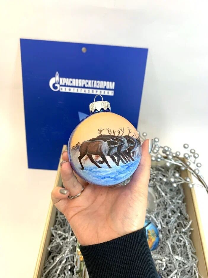 Новогодние сувениры для ГАЗПРОМ морские проекты