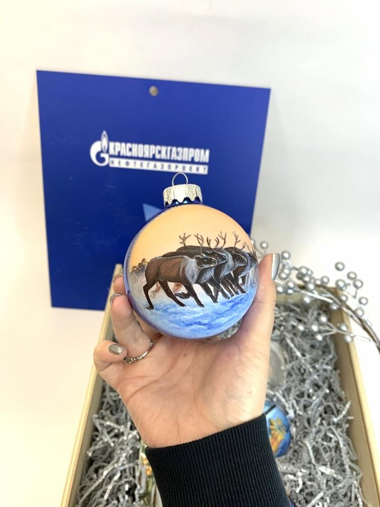 Новогодние сувениры для "КРАСНОЯРСКГАЗПРОМ"