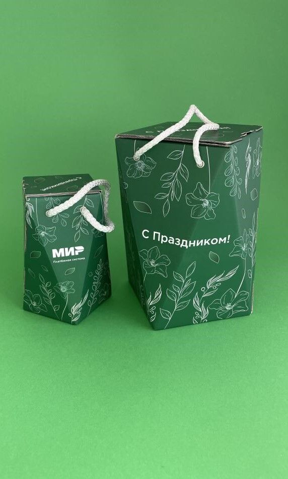 Подарочная упаковка для "МИР"