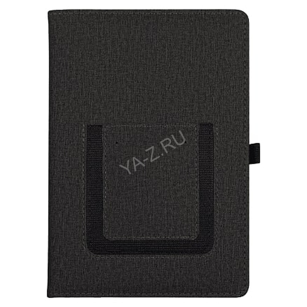 Ежедневник Smart Wallet Cambric A5, черный, недатированный, в твердой обложке с поролоном