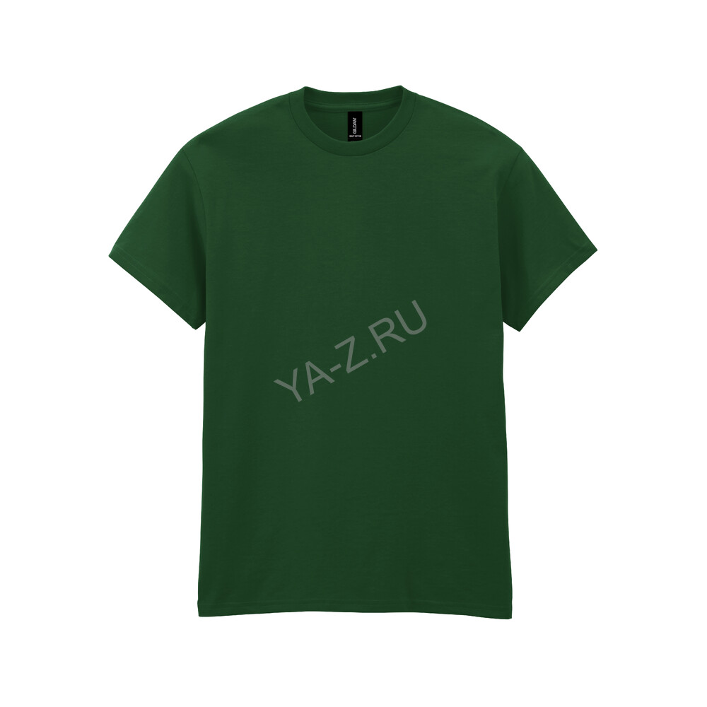 Футболка HEAVY COTTON, ТЕМНО-ЗЕЛЕНЫЙ 4XL