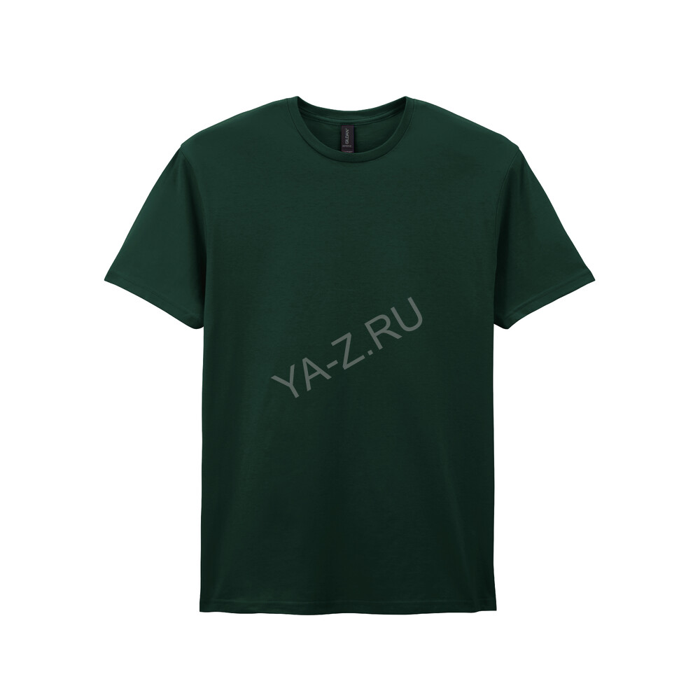 Футболка SOFTSTYLE, ТЕМНО-ЗЕЛЕНЫЙ 2XL