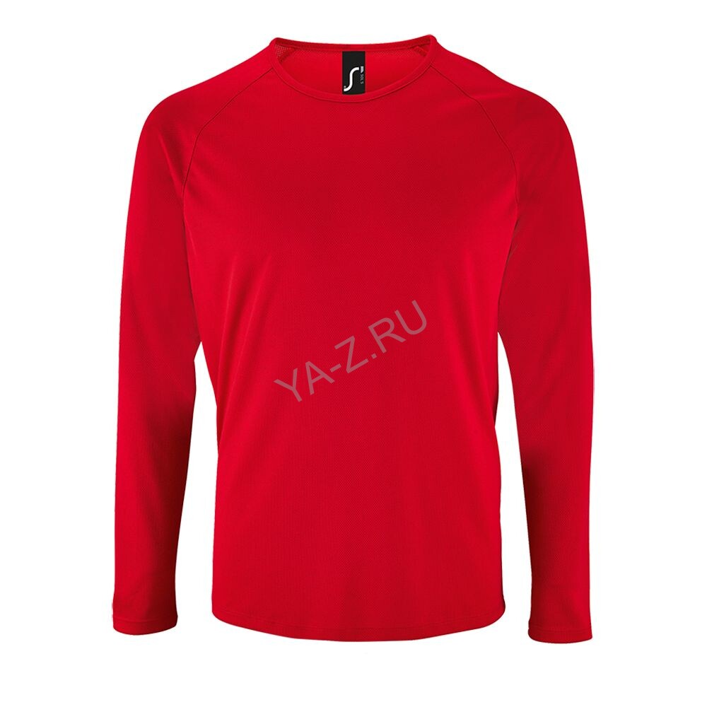 Футболка с длинным рукавом Sporty LSL Men красная, размер S