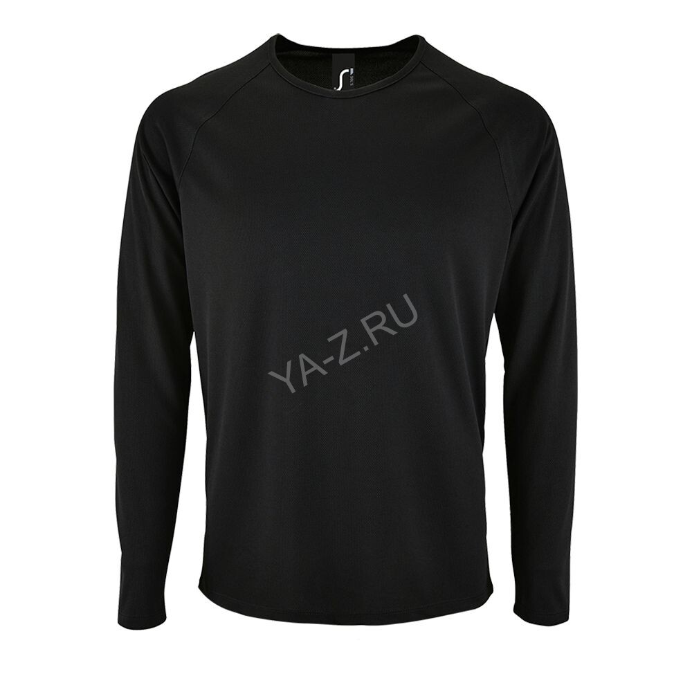 Футболка с длинным рукавом Sporty LSL Men черная, размер L