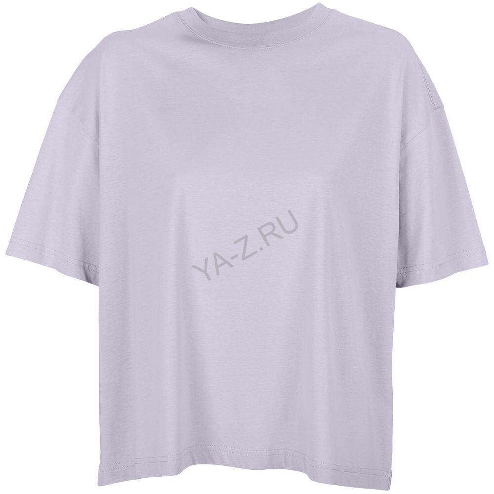 Футболка оверсайз женская Boxy Women, сиреневая, размер S