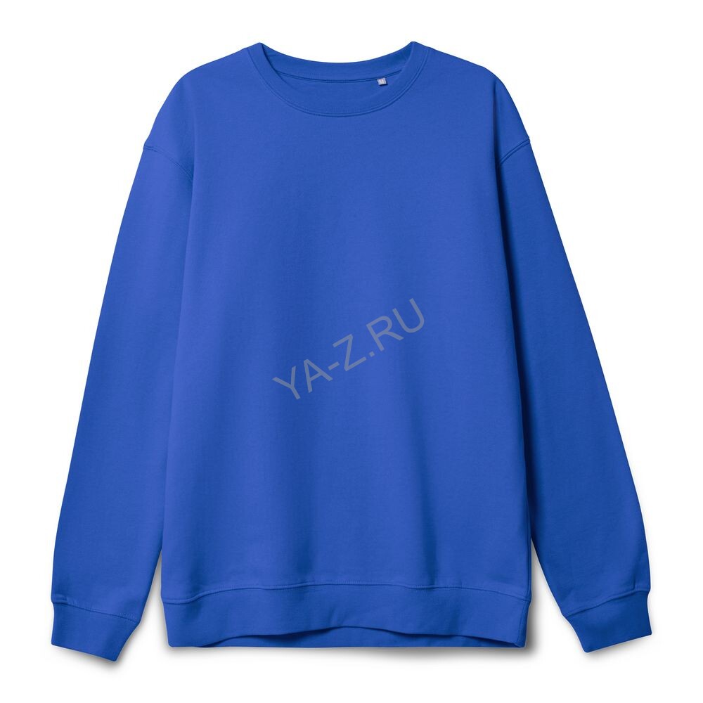 Свитшот унисекс Columbia, ярко-синий, размер 4XL