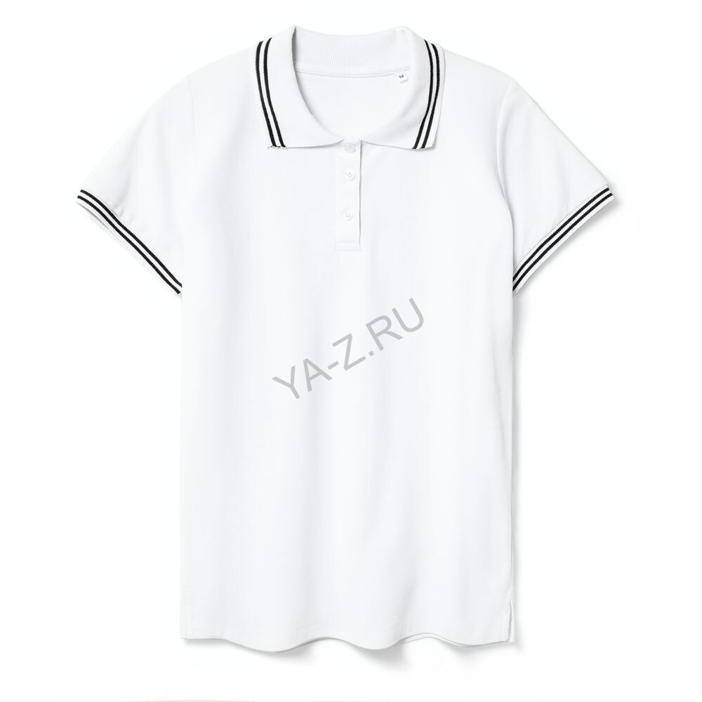 Рубашка поло женская Virma Stripes Lady, белая, размер XXL