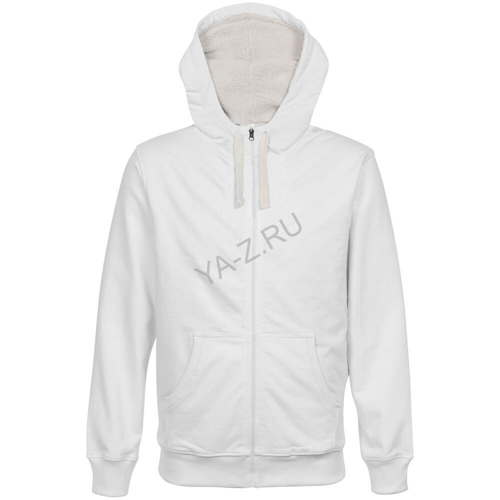 Толстовка на молнии Kulonga Sherpa, белая, размер M