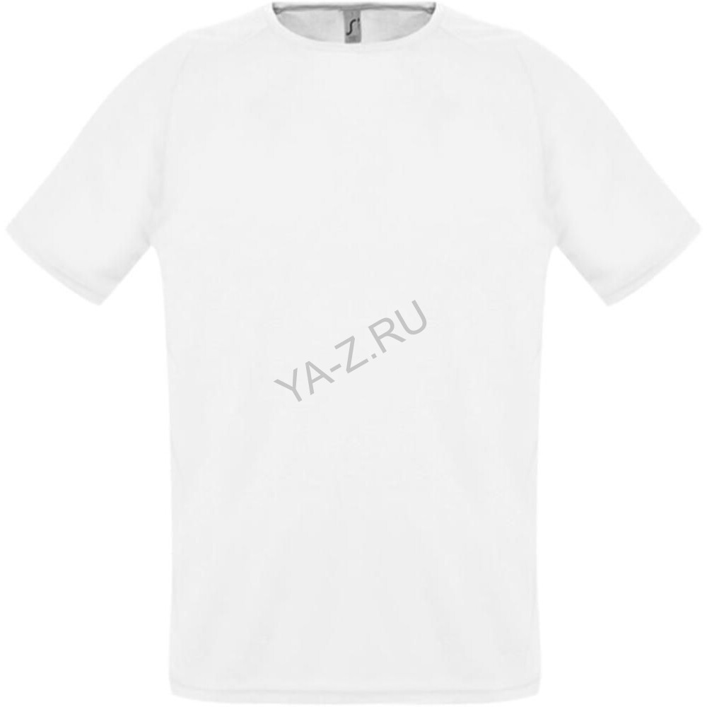 Футболка унисекс Sporty 140 белая, размер S
