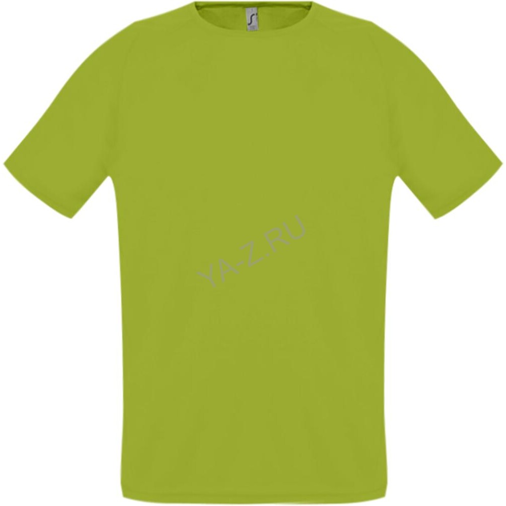 Футболка унисекс Sporty 140 зеленое яблоко, размер XS