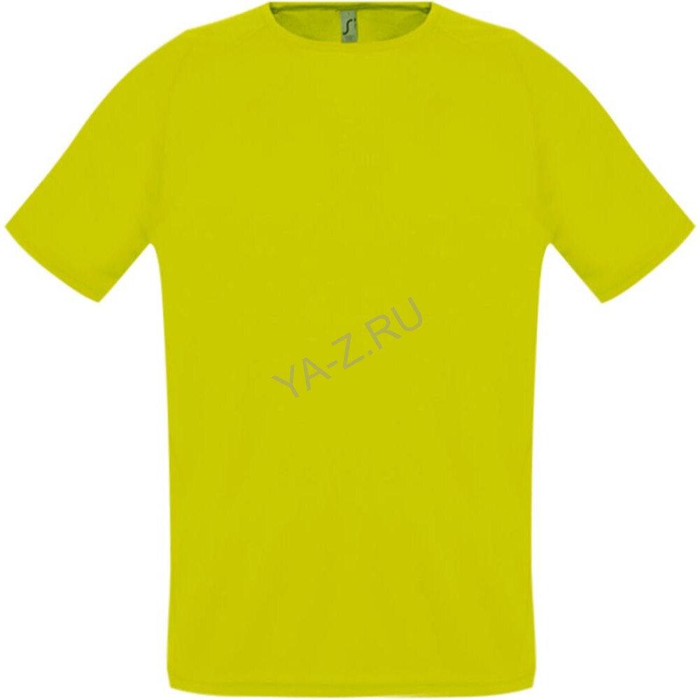 Футболка унисекс Sporty 140 желтый неон, размер XXL