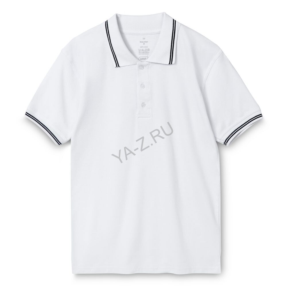 Рубашка поло Virma Stripes, белая, размер XL