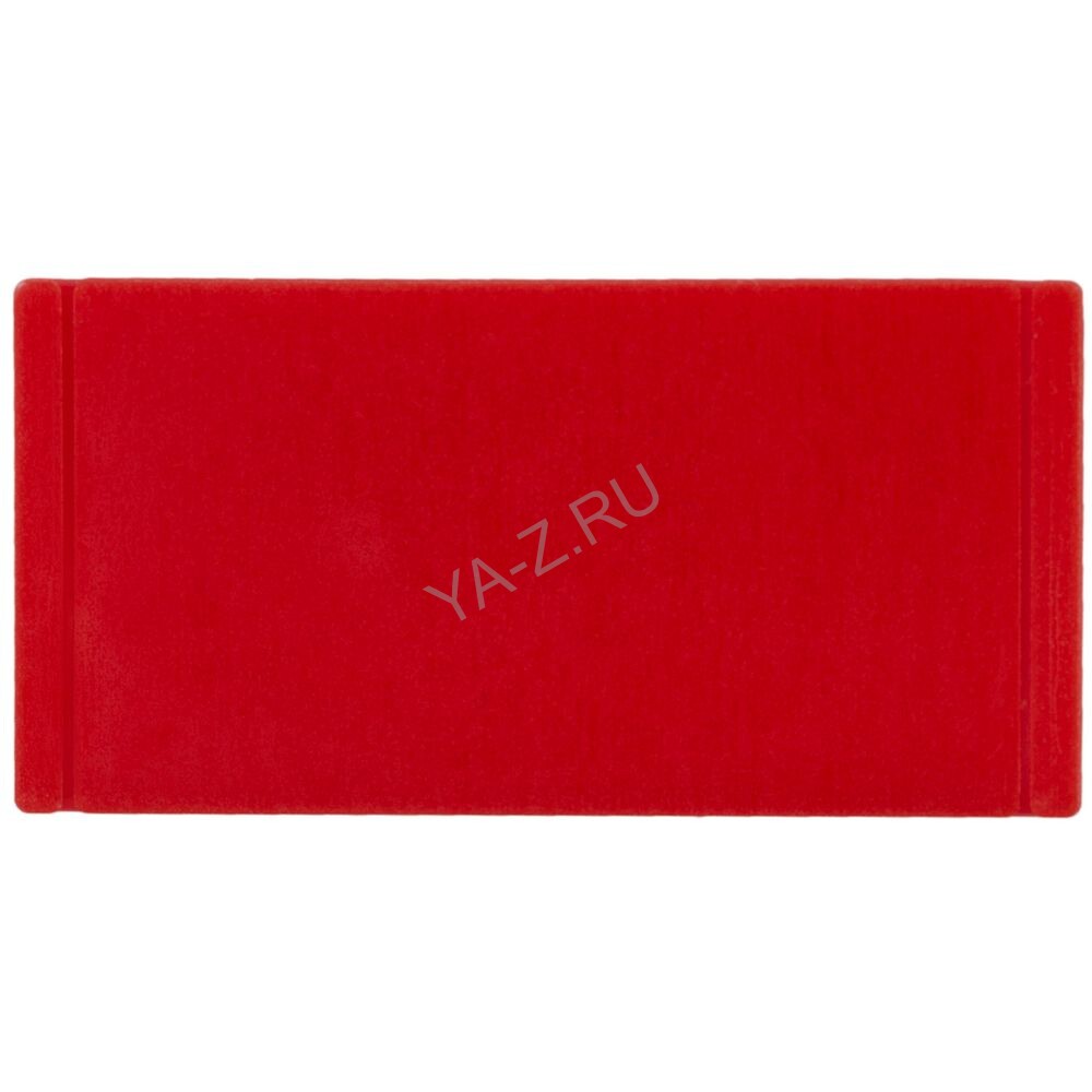 Лейбл из ПВХ Dzeta, XS, красный