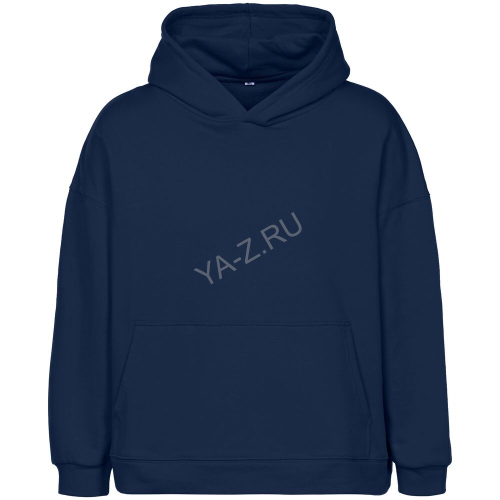Худи оверсайз унисекс Outshine, темно-синее, размер XL/2XL