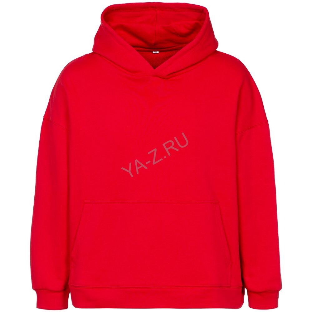 Худи оверсайз унисекс Outshine, красное, размер M/L
