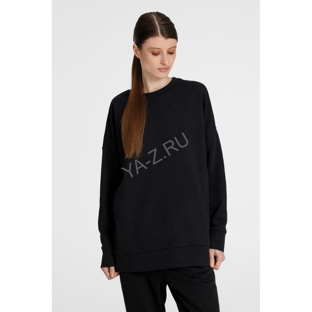Свитшот унисекс S2, черный, размер XL/XXL
