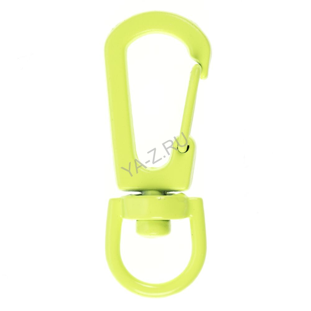 Застежка-карабин Snap Hook, S, желтый неон