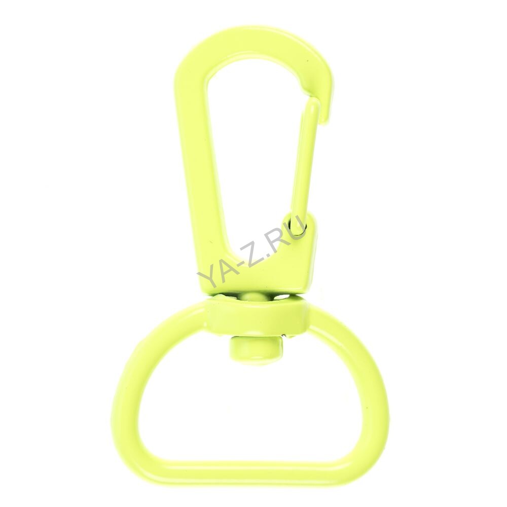 Застежка-карабин Snap Hook, M, желтый неон