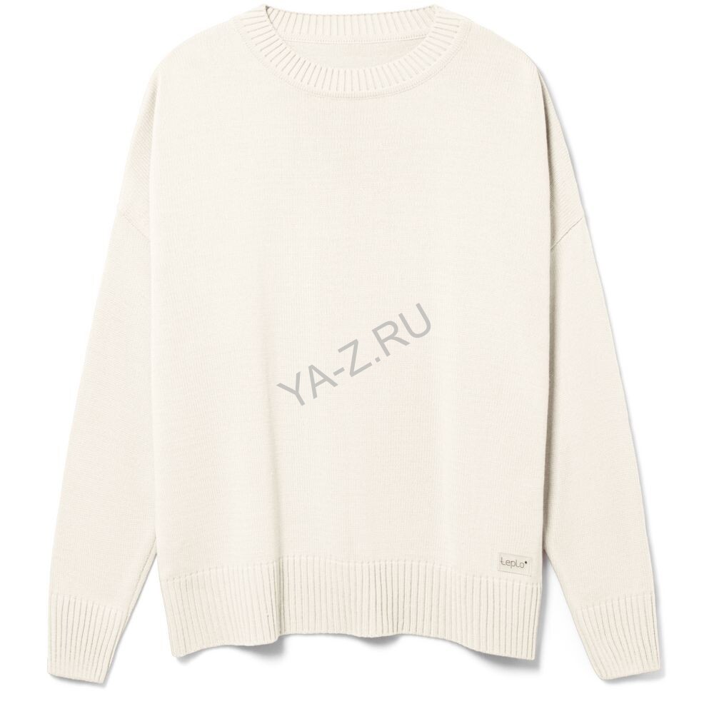 Джемпер оверсайз унисекс Stated в сумке, белый (молочный), размер L/XL