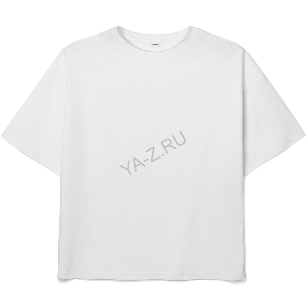 Футболка детская оверсайз Teezer, белая, 8 лет