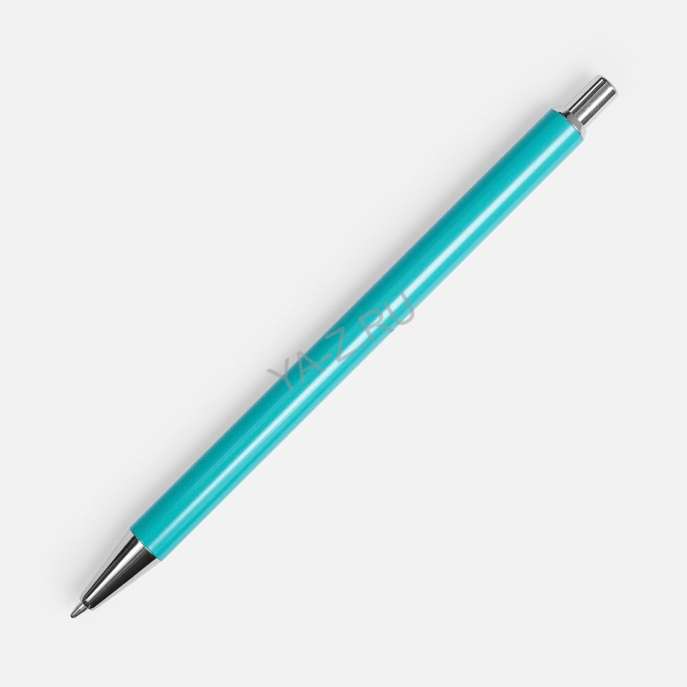 Ручка шариковая Slim Beam, бирюзовая