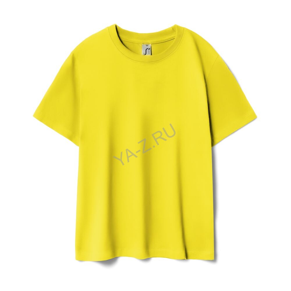 Футболка детская Regent Kids 150 желтая (лимонная), на рост 118-128 см (8 лет)