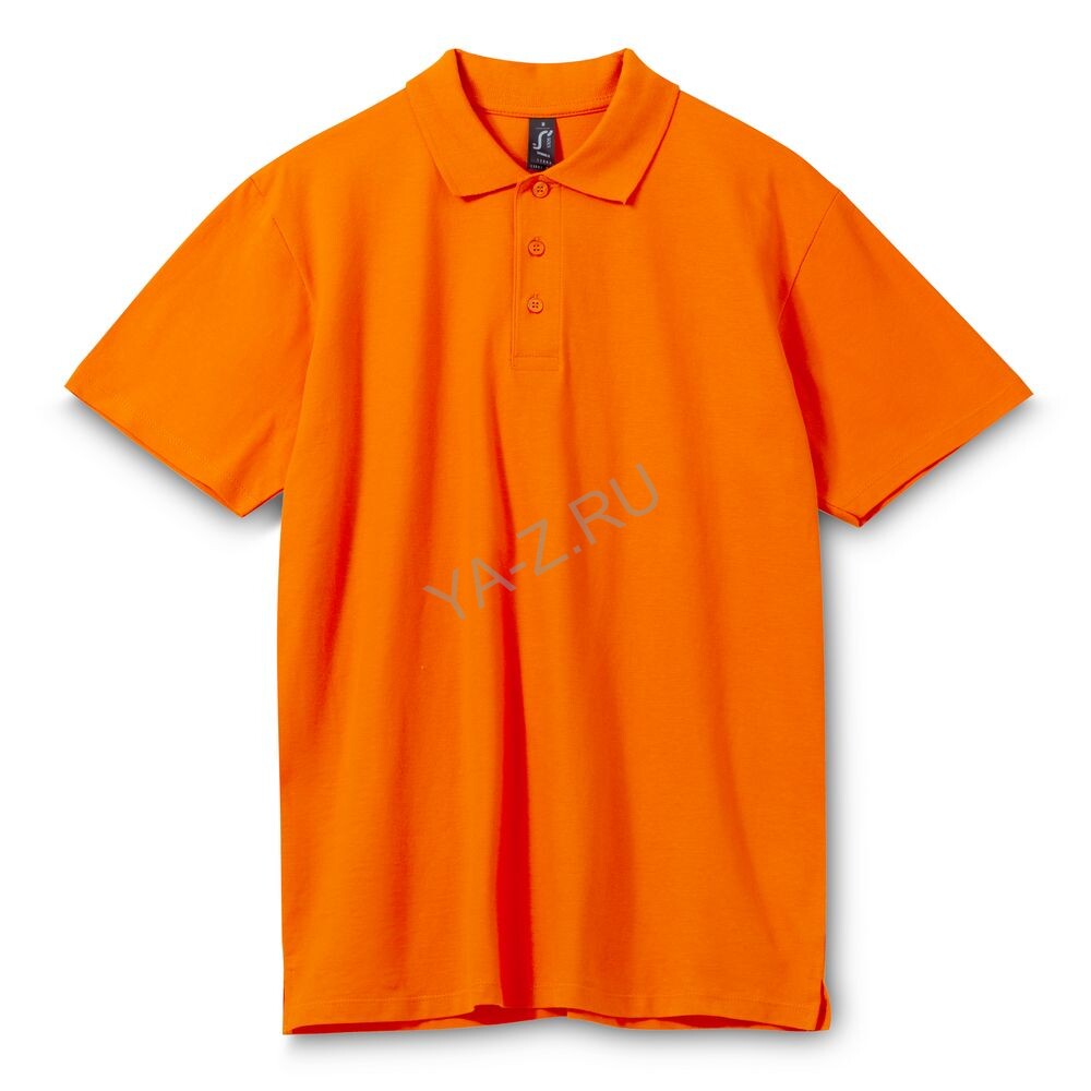 Рубашка поло мужская Spring 210 оранжевая, размер XXL