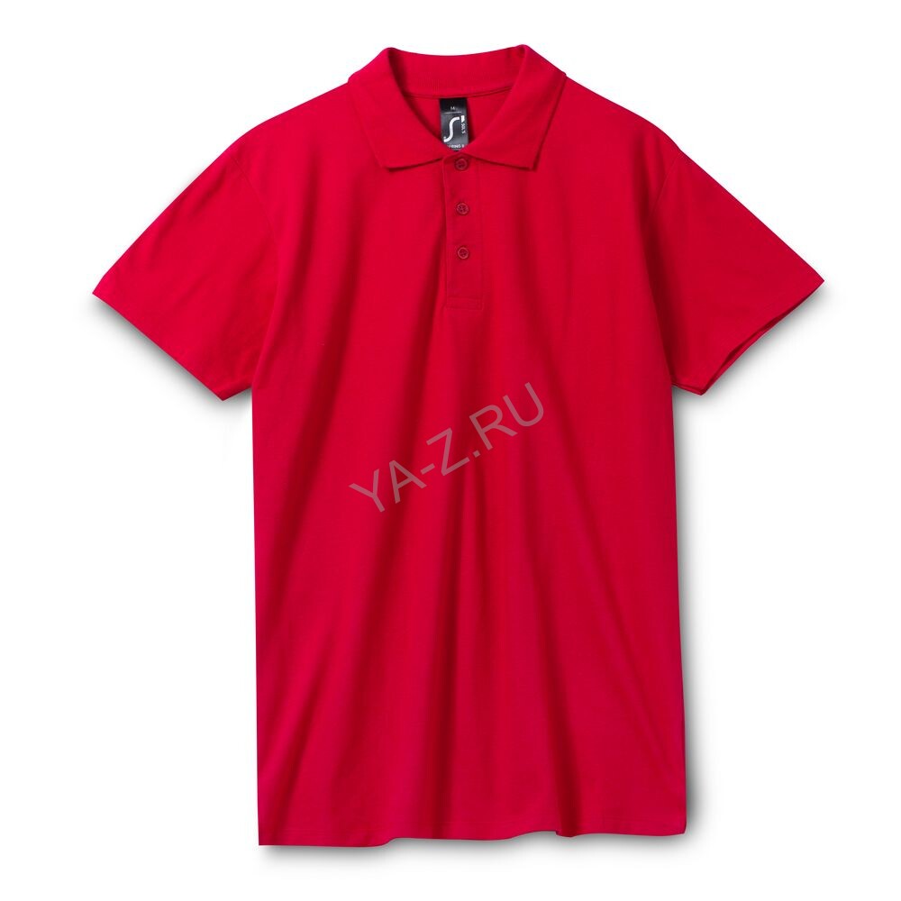 Рубашка поло мужская Spring 210 красная, размер 3XL