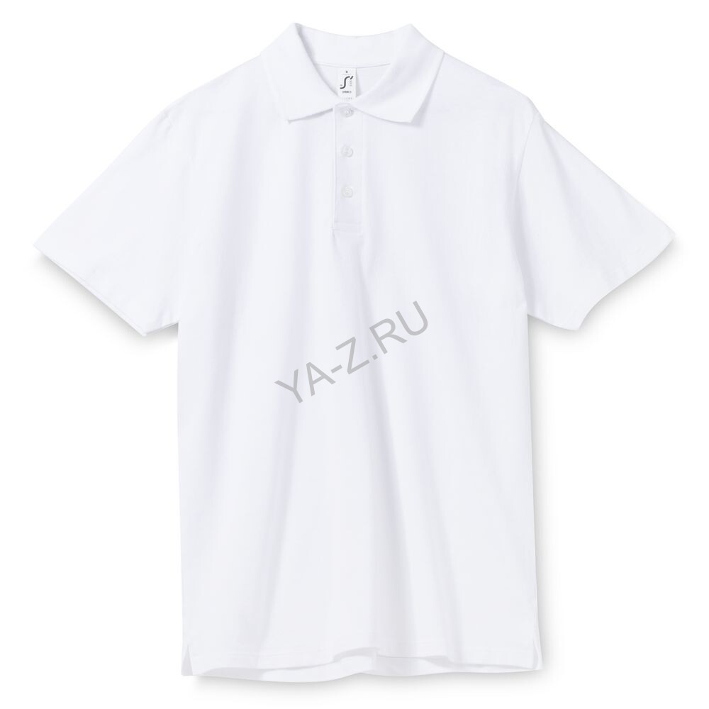 Рубашка поло мужская Spring 210 белая, размер 5XL