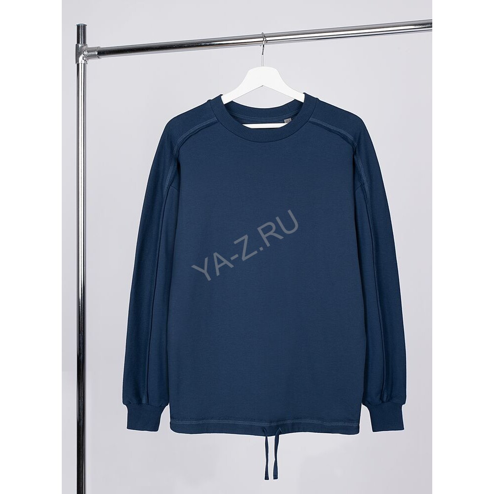 Свитшот унисекс Vozduh, темно-синий, размер XL/XXL