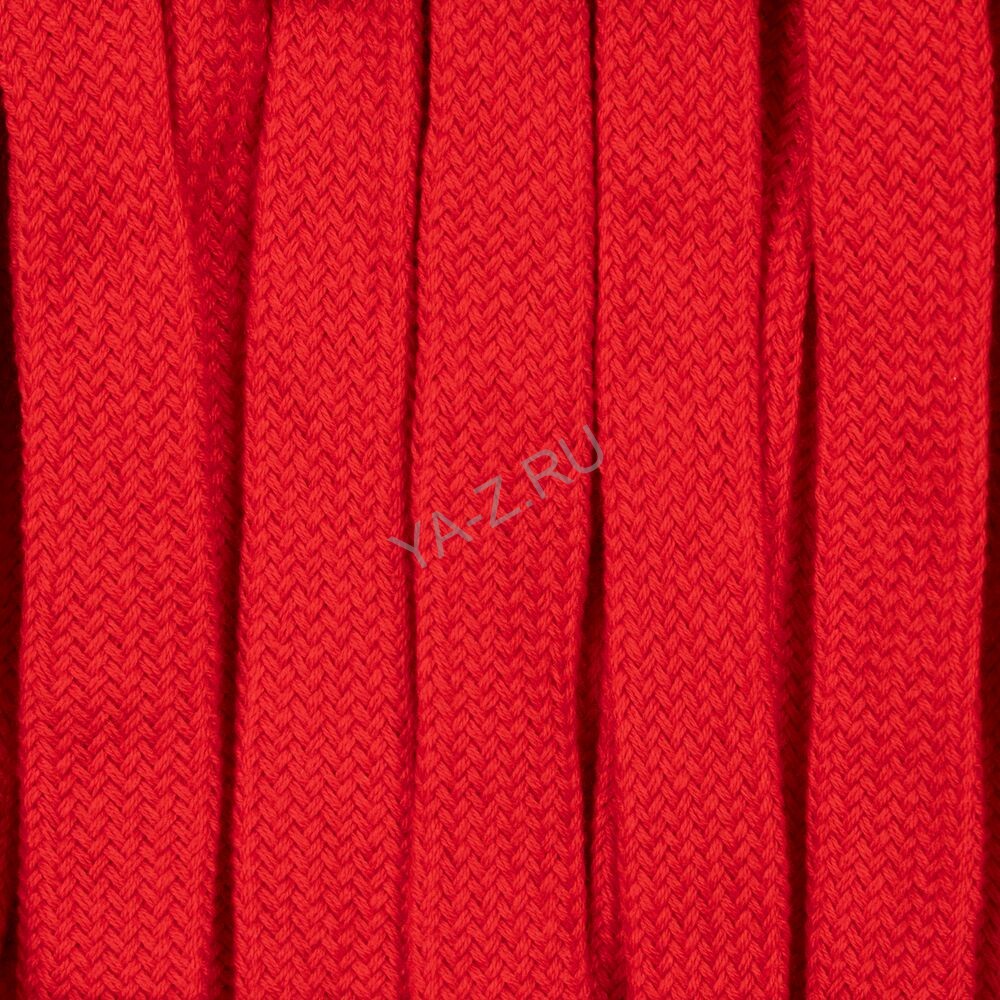 Плоский шнур Cord S, красный, 10 см