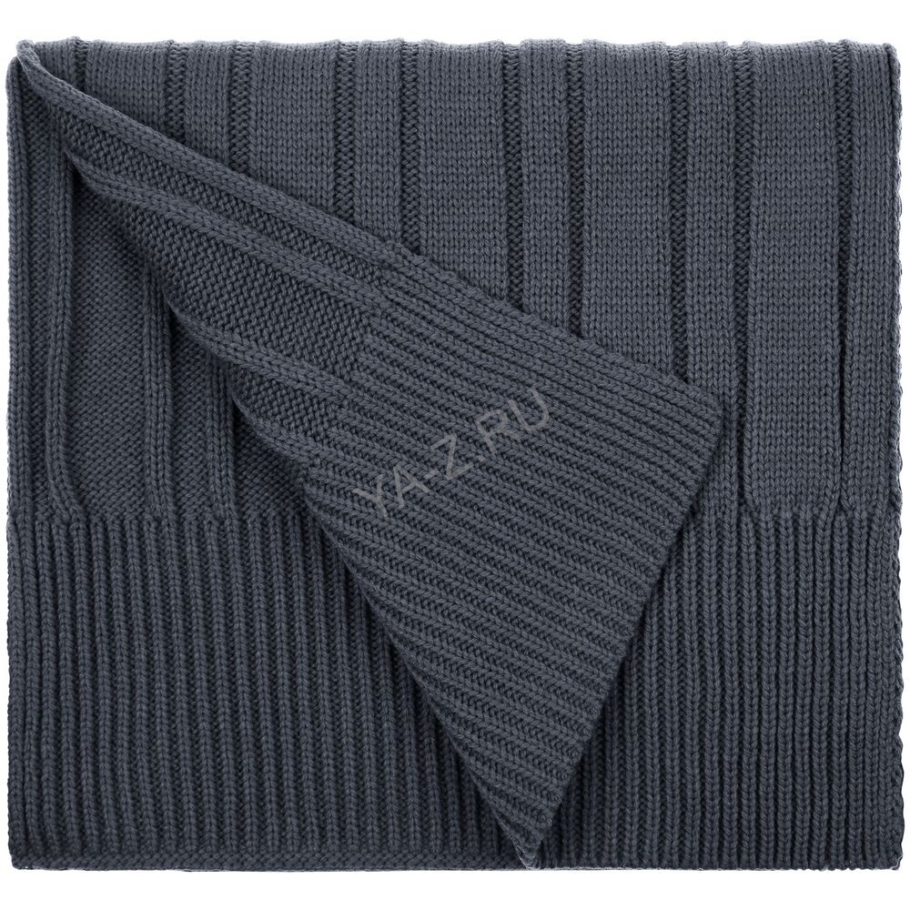 Шарф Knit Beat, серый (графит)
