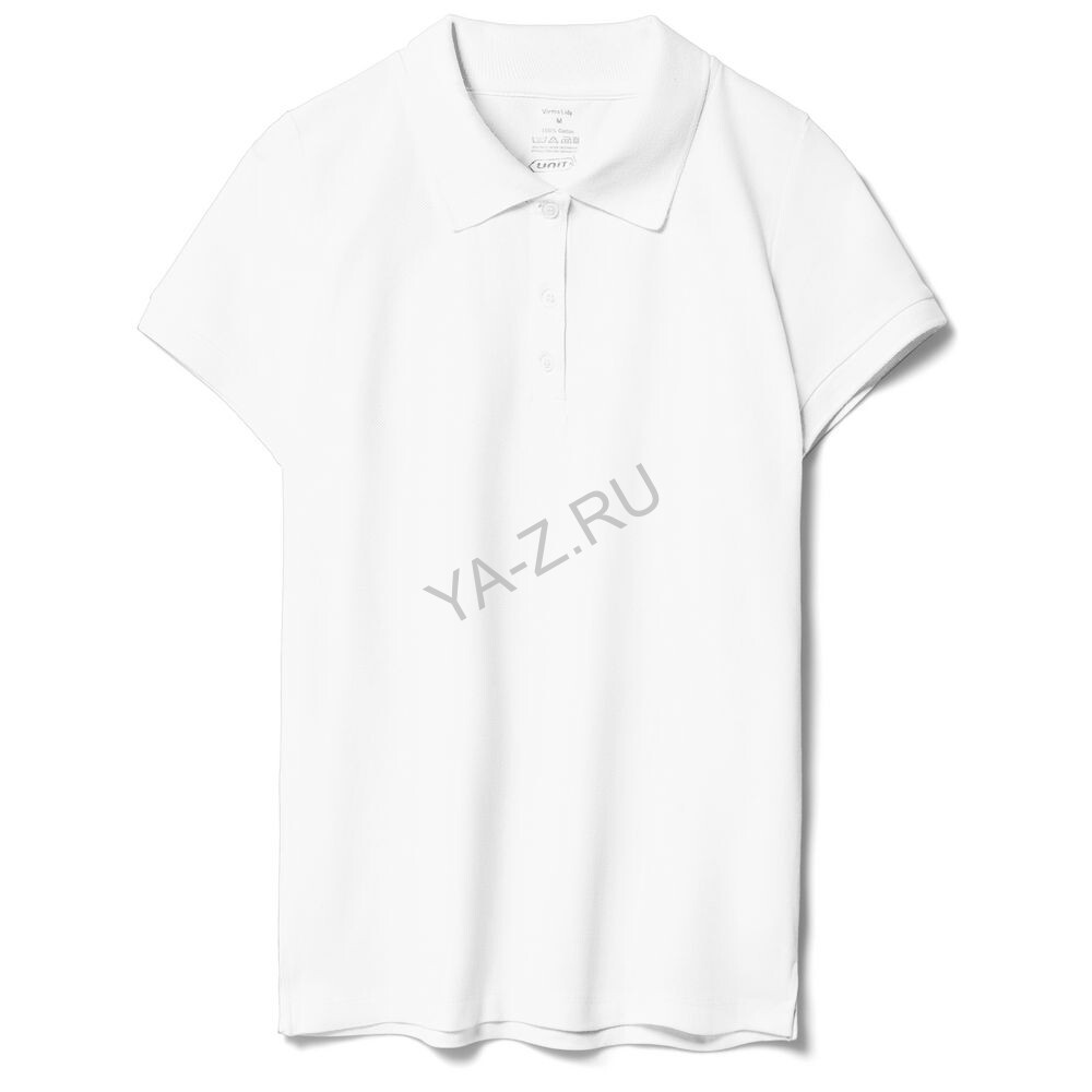 Рубашка поло женская Virma lady, белая, размер XXL