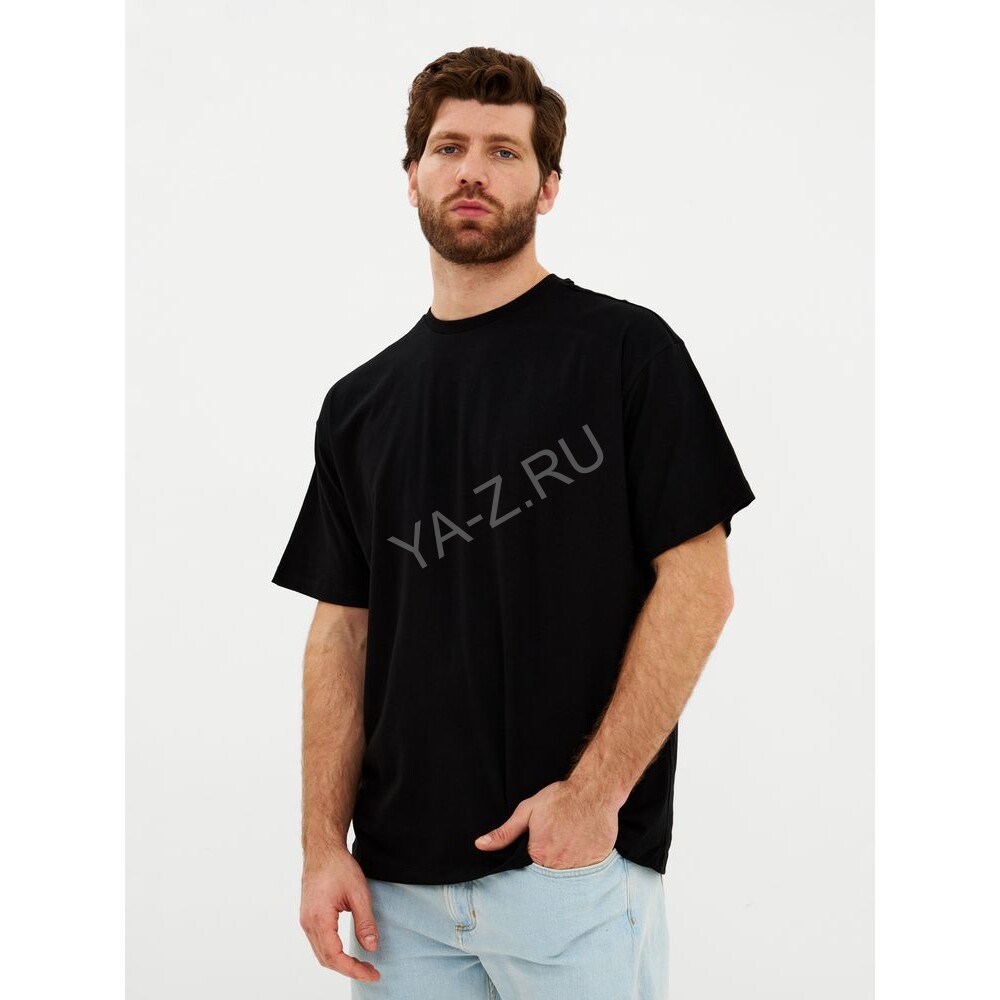 Футболка Oversize Premium, черная, размер S