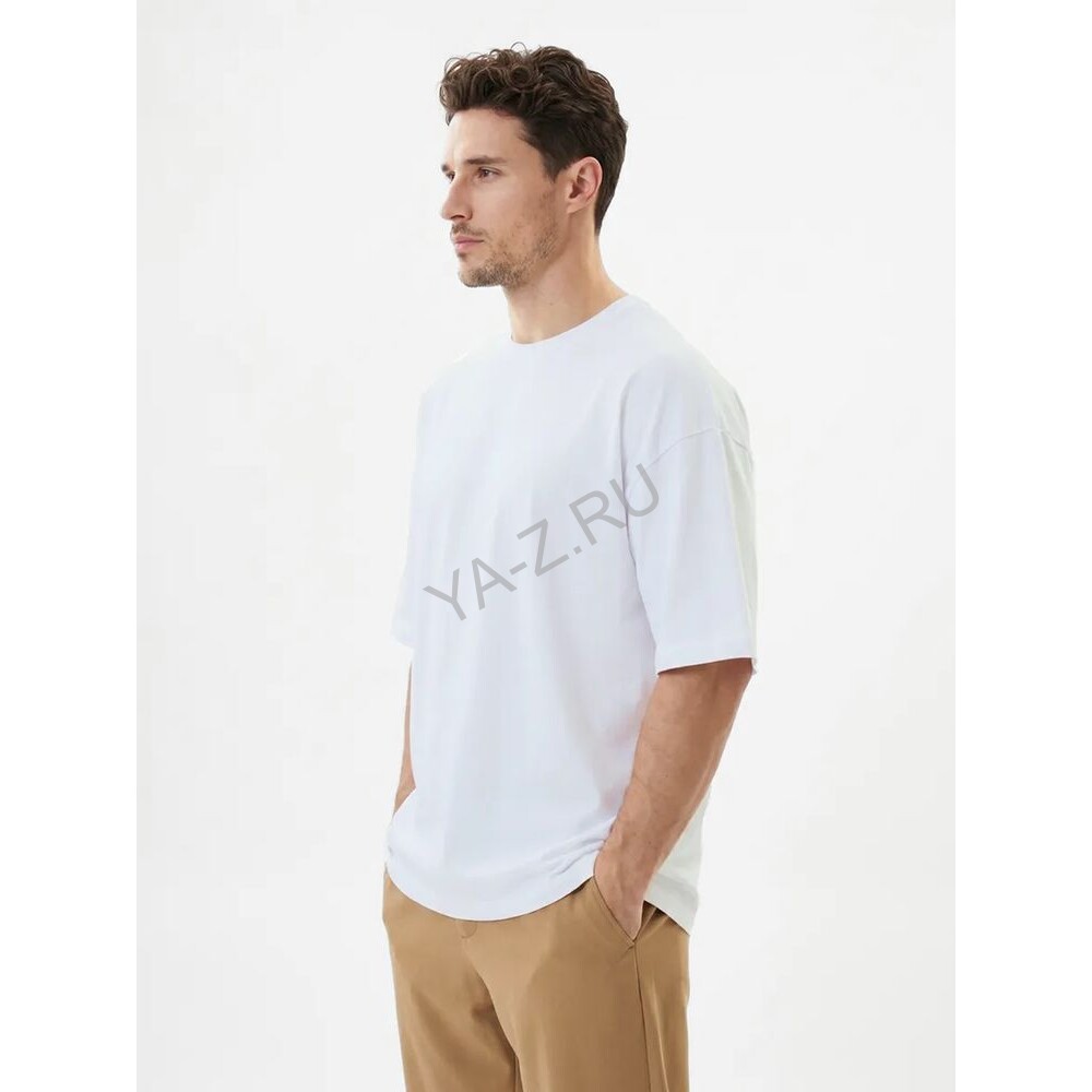 Футболка Oversize Premium 210, белая, размер S