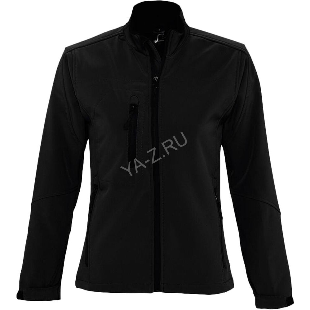Куртка женская на молнии Roxy 340 черная, размер XXL