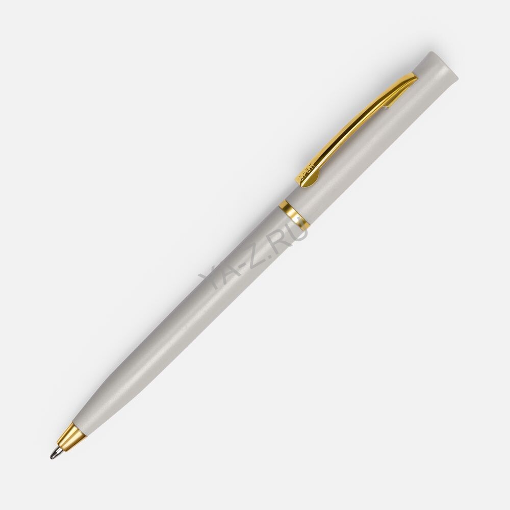 Ручка шариковая Euro Gold, серая
