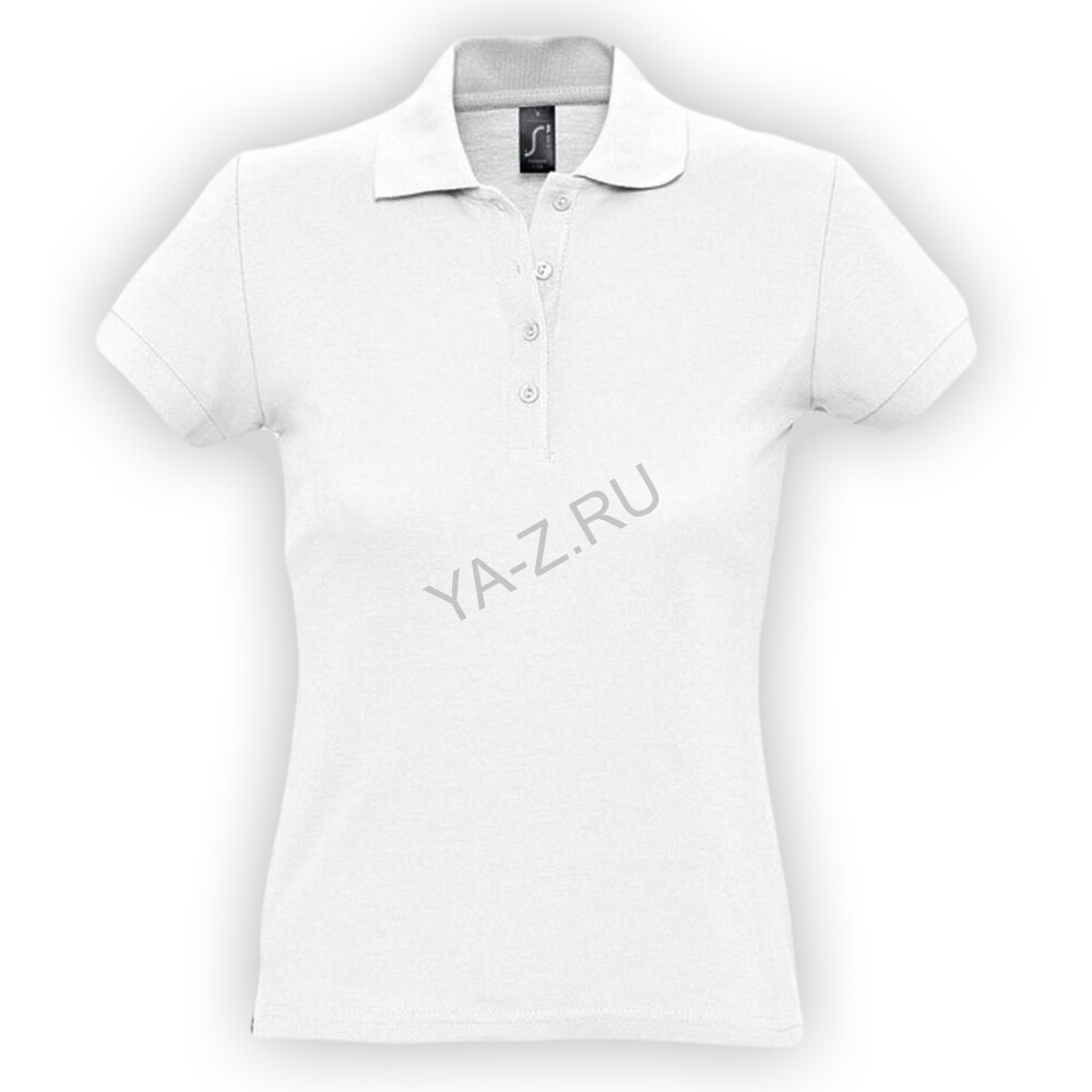 Рубашка поло женская Passion 170 белая, размер XL