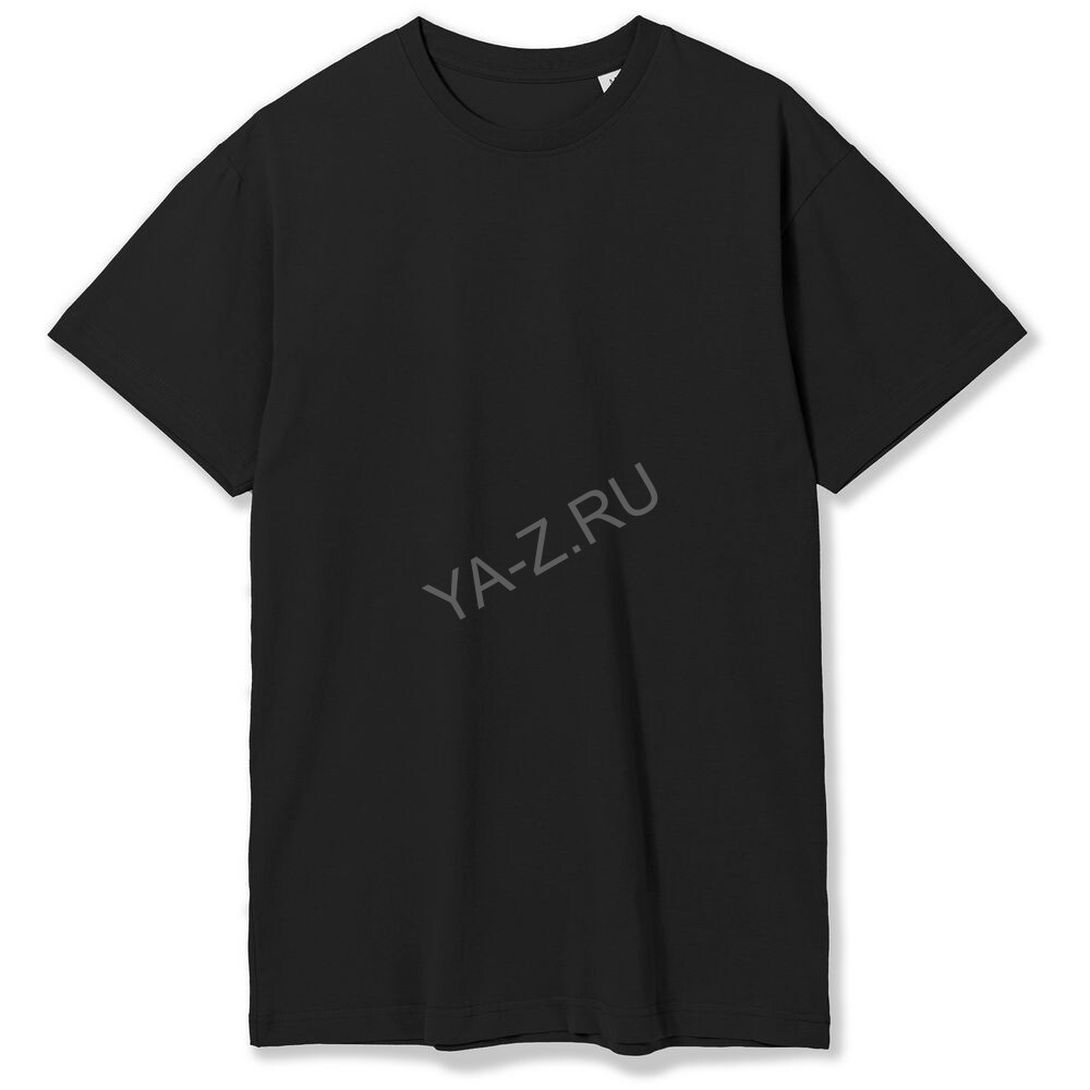 Футболка унисекс T-Bolka 180, черная, размер 4XL