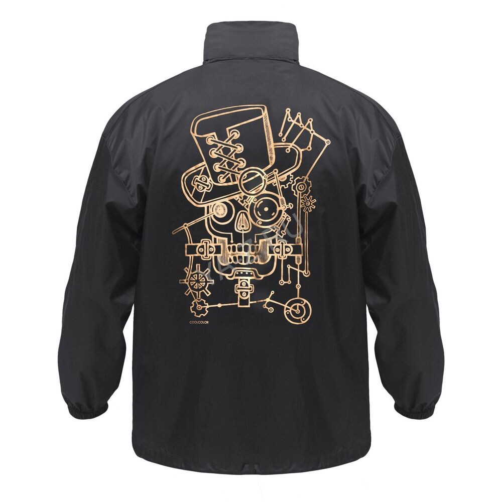 Ветровка John Steampunk, черная, размер S
