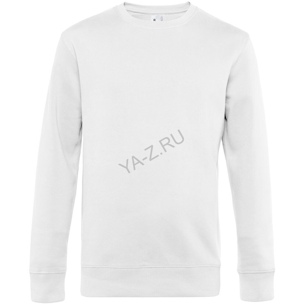 Свитшот унисекс King, белый, размер XS
