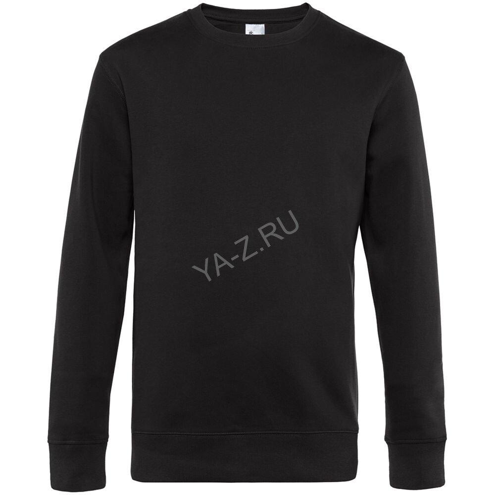 Свитшот унисекс King, черный, размер 3XL