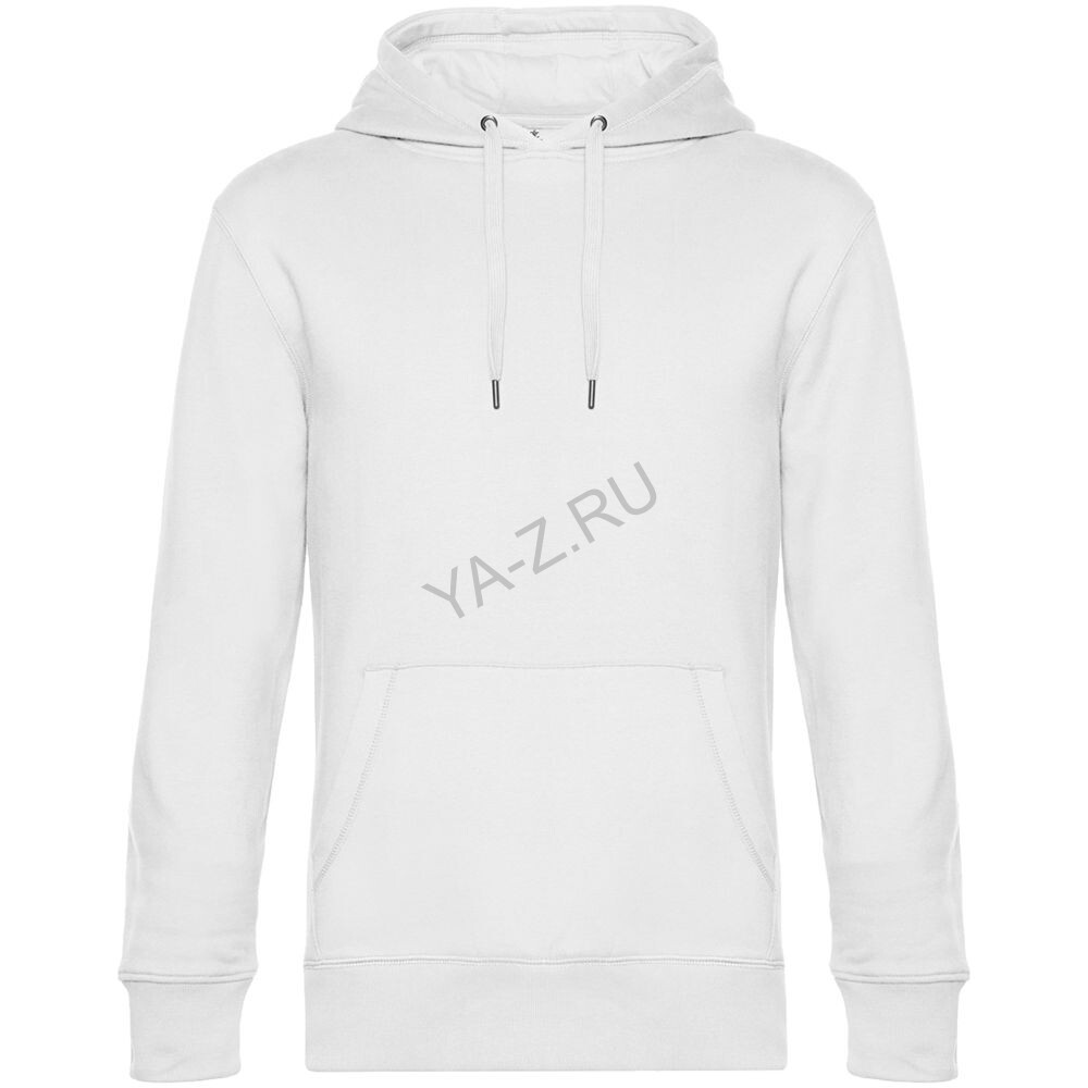 Толстовка с капюшоном унисекс King, белая, размер 4XL