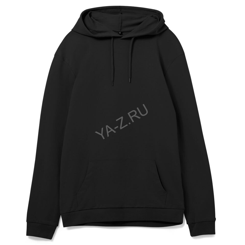 Толстовка с капюшоном унисекс Hoodie, черная, размер 4XL