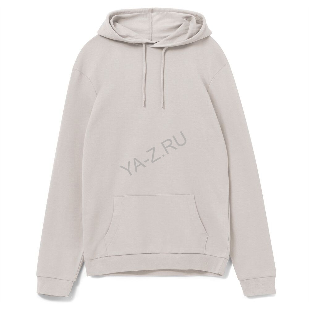 Толстовка с капюшоном унисекс Hoodie, дымчато-серая, размер XS