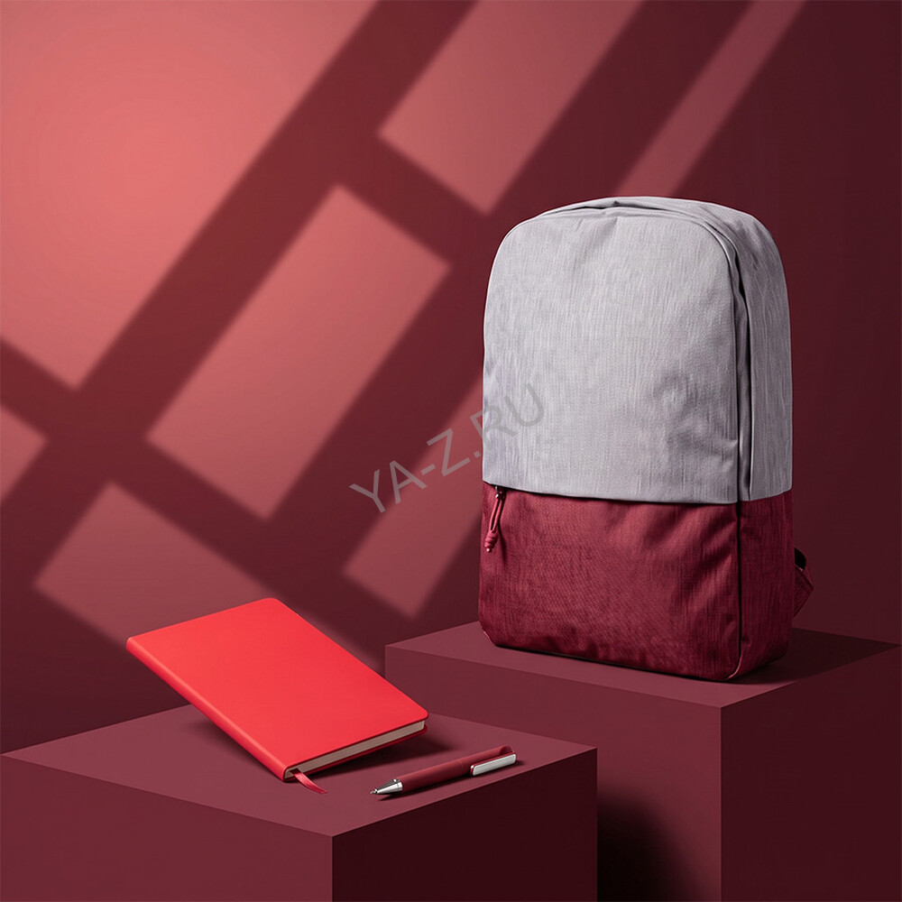 Подарочный набор READYPACK: рюкзак, ручка, блокнот, красный