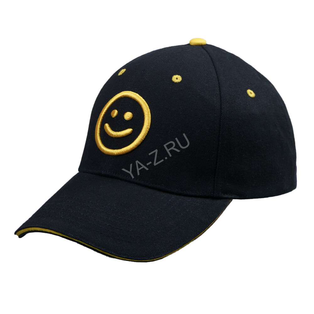 Образец бейсболка CUSTOM MERCH, 6 клиньев, металлическая застёжка с логотипом