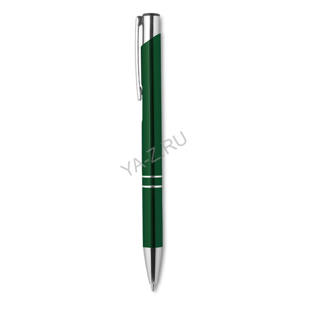 Recycled aluminium ball pen зеленый
