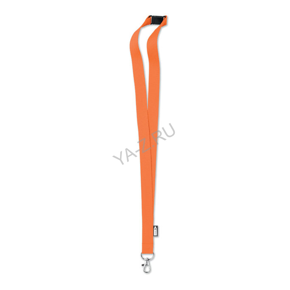 Lanyard in RPET 20 mm оранжевый